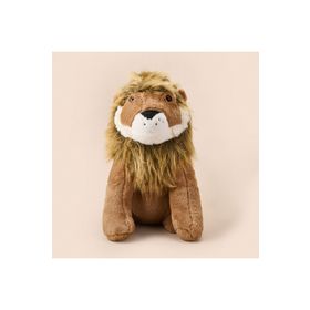 Evidea Soft Ormanların Kralı Aslan Figürlü Kahverengi 30x55 cm Yastık