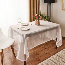 Evidea Soft Party Beyaz 140x220 cm Masa Örtüsü