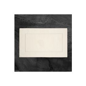 Evidea Soft Pete Beyaz 60x100 cm + 50x60 cm 2'li Banyo Paspası