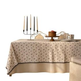 Evidea Soft Pine Ekru 140x200 cm Masa Örtüsü