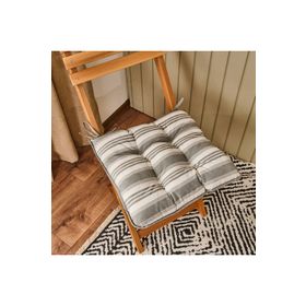 Evidea Soft Pute Ekru Yeşil 43x43 CM Sandalye Minderi