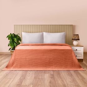 Evidea Soft Rete Kiremit 160x220 cm Tek Kişilik Pike