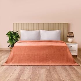 Evidea Soft Rete Kiremit 160x220 cm Tek Kişilik Pike