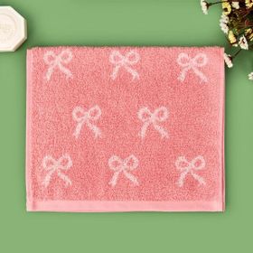 Evidea Soft Ribbon Ekru Pembe 30x50 cm El Havlusu