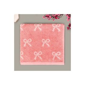 Evidea Soft Ribbon Ekru Pembe 50x90 cm Yüz Havlusu