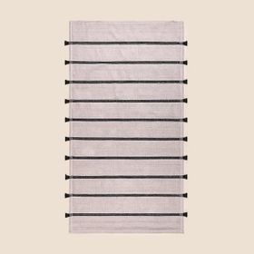 Evidea Soft Riegel Ekru Siyah 80x150 cm Yolluk