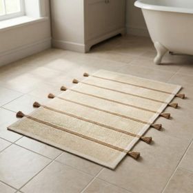 Evidea Soft Rigel Ekru Bej 60x100 cm Banyo Paspası