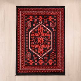 Evidea Soft Ruby Afgan Desenli Kırmızı 160x230 cm Halı