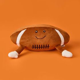 Evidea Soft Rugby Top Figürlü Kahverengi 35x20 cm Yastık