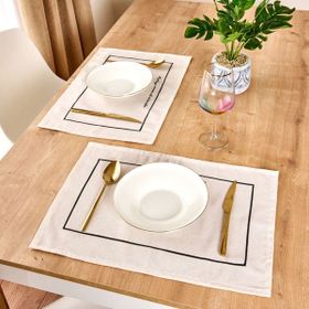 Evidea Soft Ruvo Ekru 35x50 cm 2'li Amerikan Servis