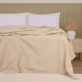 Evidea Soft Sable Bej 160x220 cm Tek Kişilik Pike