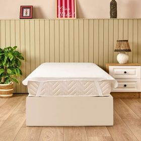 Evidea Soft Sane 100x200 cm Beyaz Basic Tek Kişilik Sıvı Geçirmez Lastikli Alez