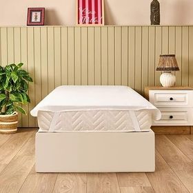 Evidea Soft Sane 100x200 cm Beyaz Basic Tek Kişilik Sıvı Geçirmez Lastikli Alez
