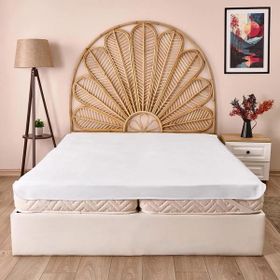 Evidea Soft Sane 160x200 cm Beyaz Basic Çift Kişilik Sıvı Geçirmez Lastikli Alez