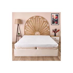 Evidea Soft Sane 160x200 cm Beyaz Basic Çift Kişilik Sıvı Geçirmez Lastikli Alez