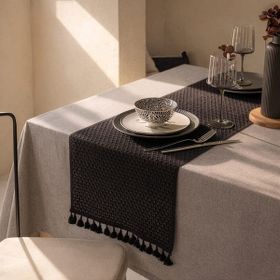 Evidea Soft Santa Siyah 35x145 cm Runner