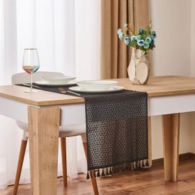 Evidea Soft Santa Siyah 35x145 cm Runner