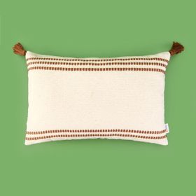 Evidea Soft Sanvi Ekru Kahverengi 30x50 cm Kırlent