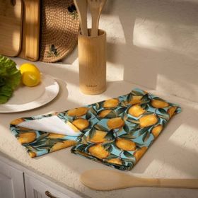 Evidea Soft Sitron Mavi 40x66 CM Mutfak Havlusu