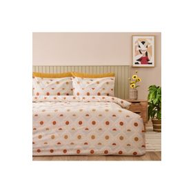 Evidea Soft Soleil Bej Çift Kişilik Nevresim Takımı