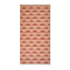 Evidea Soft Sun Madness Hardal 90x160 cm Güneş Desenli Peştamal