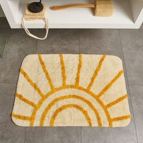 Evidea Soft Sun Tufting Ekru 60x90 cm Banyo Paspası