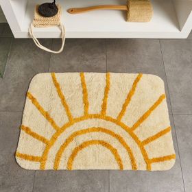 Evidea Soft Sun Tufting Ekru 60x90 cm Banyo Paspası