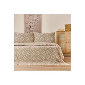 Evidea Soft Tamyr Bej 160x220 cm Tek Kişilik Yatak Örtüsü Seti
