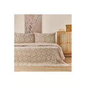 Evidea Soft Tamyr Bej 230x250 cm Çift Kişilik Yatak Örtüsü Seti