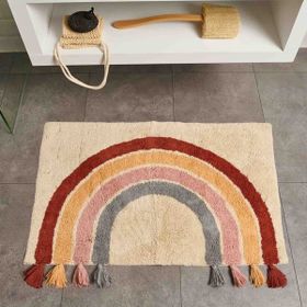Evidea Soft Tufting Renkli 60x90 cm Banyo Paspası