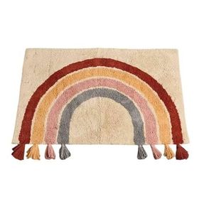 Evidea Soft Tufting Renkli 60x90 cm Banyo Paspası