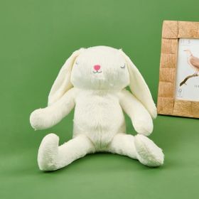 Evidea Soft Uyuyan Tavşan Figürlü Beyaz 20x35 cm Yastık