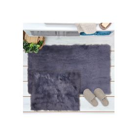 Evidea Soft Venüs Post Antrasit 60x100 cm + 50x60 cm 2'li Klozet Takımı