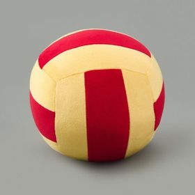 Evidea Soft Voleybol Topu Figürlü Kırmızı Sarı 20 cm Yastık