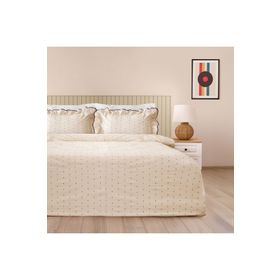 Evidea Soft Volute Krem Çift Kişilik Nevresim Takımı