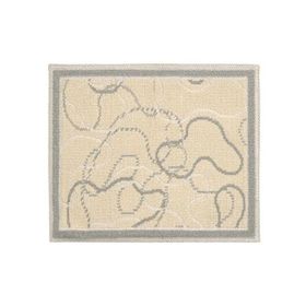 Evidea Soft Vonal Bej 60x100 cm + 50x60 cm 2'li Banyo Paspası