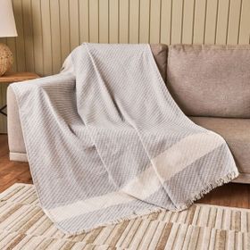 Evidea Soft Wilma Gri 130x170 cm Koltuk Örtüsü