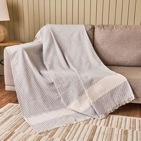 Evidea Soft Wilma Gri 130x170 cm Koltuk Örtüsü
