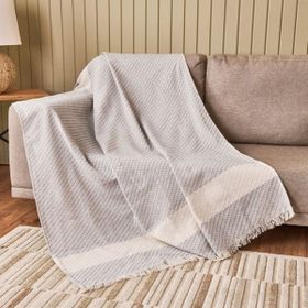 Evidea Soft Wilma Gri 130x170 cm Koltuk Örtüsü