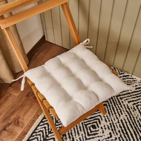 Evidea Traum Soft Ekru 40x40 cm Sandalye Minderi