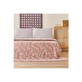 Evidea Vinerya Soft Krem 220x255 cm Çift Kişilik Yatak Örtüsü