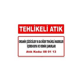 Evim Shopping A 080113-1 Boya Çamurları Uyarı Levhası