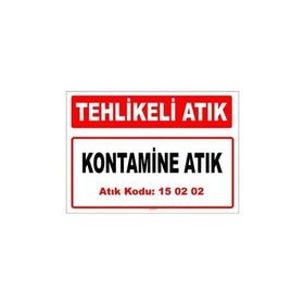 Evim Shopping A 1502023 Kontamine Atık Uyarı Levhası