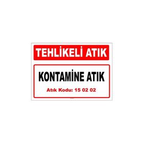 Evim Shopping A 1502023 Kontamine Atık Uyarı Levhası