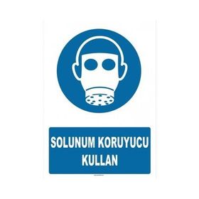 Evim Shopping AT 1357 Solunum Koruyucu Kullan Uyarı Levhası