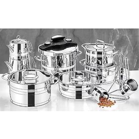 Evimsaray S-1564 Safir 18 Parça Tencere Seti