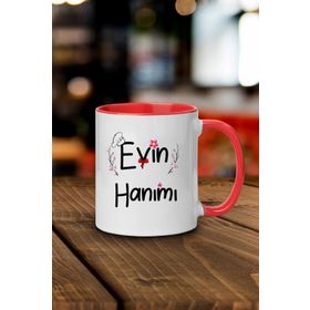 Evin Hanımı Kırmızı Kupa Bardak