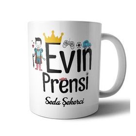 Evin Prensi Kişiye Özel Kupa Bardak