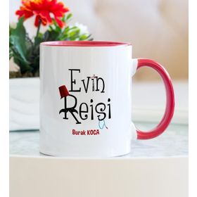 Evin Reisi Kırmızı Kupa Bardak