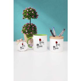 Evin Reisi Yeşil Kupa Bardak